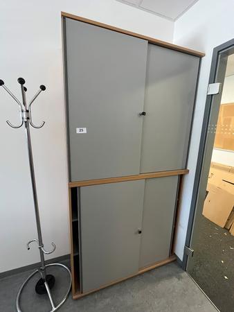 Hali Aktenschrank-Kombination, 2teilig, bestehend aus Ober- und Unterschrank je 120 x 45 x 110 cm