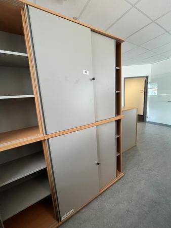 Hali Aktenschrank-Kombination, 2teilig, bestehend aus Ober- und Unterschrank je 120 x 45 x 110 cm