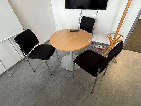 Besuchertisch DM 80 cm