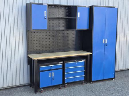 Werkstattschrank 2.2 blau/schwarz Werkstattschrank 2.2 blau/schwarz