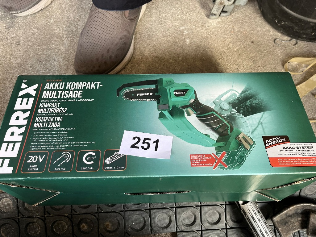 Ferrex Akku Kompakt-Multis&auml;ge 20 V