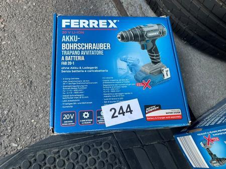 Ferrex Akku.Bohrschrauber Typ FAB 20-1, ohne Akku und Ladeger�t