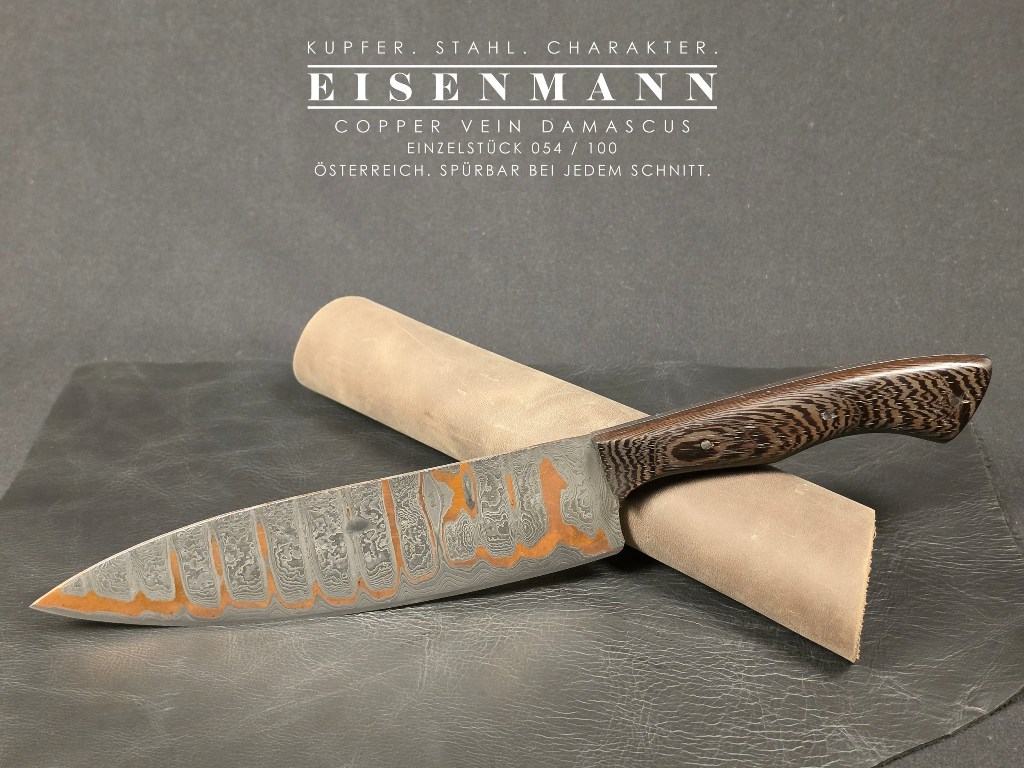 EISENMANN Copper Vein Damascus - Einzelst&uuml;ck Nr. 054/100