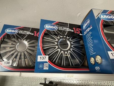 4 ARGO Radkappen 15 Zoll