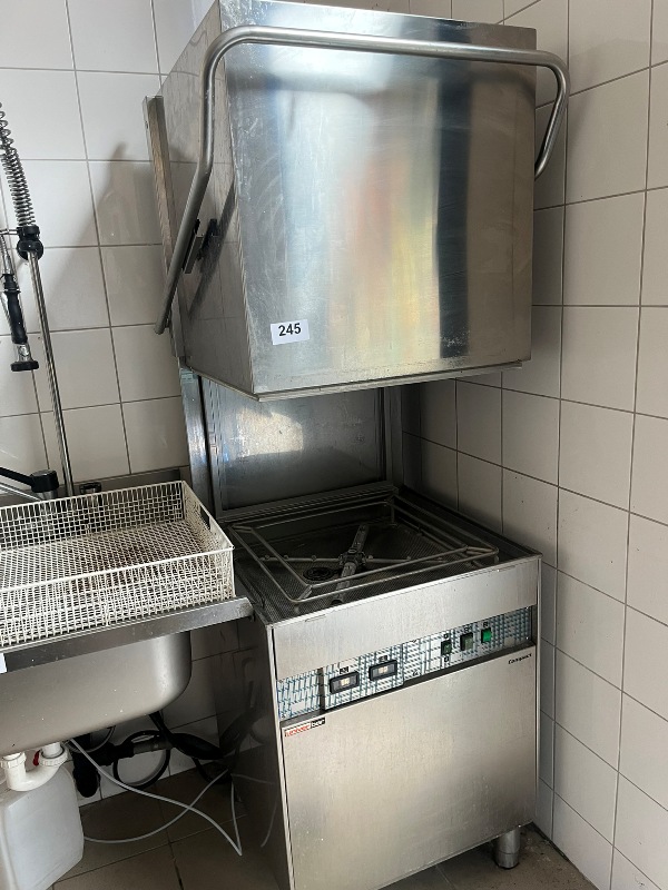 UNIVERBAR Haubensp&uuml;lmaschine Compact mit 2 Sp&uuml;lk&ouml;rben 65/68/145 cm