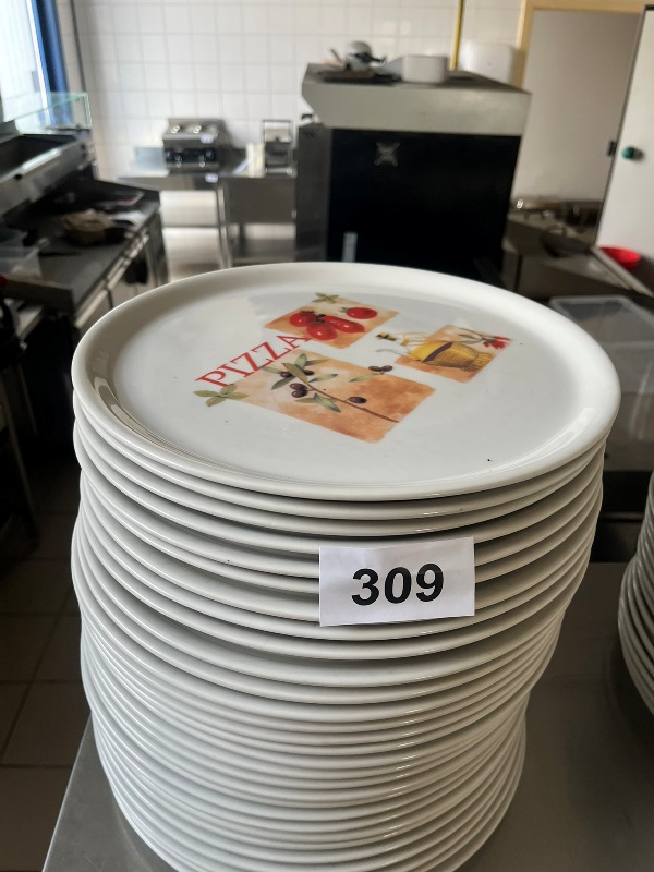 29 St&uuml;ck Pizzateller 31 cm Durchmesser