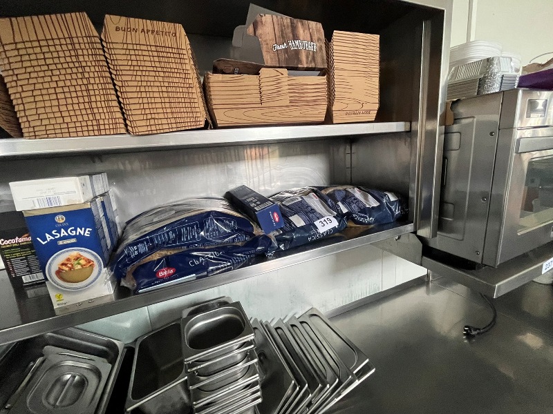 komplette Nudelbestand an Barilla Spaghetti