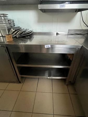 Edelstahl Arbeitstisch ca. 100/70 cm Edelstahl Arbeitstisch ca. 100/70 cm