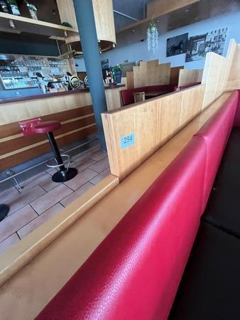 Modul-,Sitzbankelement L-förmig mit Rückwand ca.375-320/137 cm Modul-,Sitzbankelement L-förmig mit Rückwand ca.375-320/137 cm