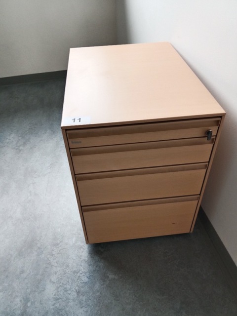 Bene Rollcontainer, ca. 43 x 60 x 60 cm