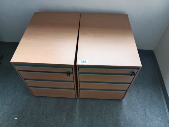 2 Stk. Rollcontainer