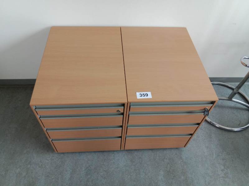 2 Stk. Hali Rollcontainer, ca. 43 x 60 x 55 cm?d=2026-10-29 18:09:35