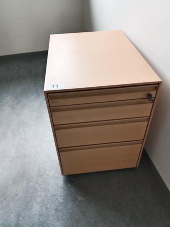 Bene Rollcontainer, ca. 43 x 60 x 60 cm Bene Rollcontainer, ca. 43 x 60 x 60 cm