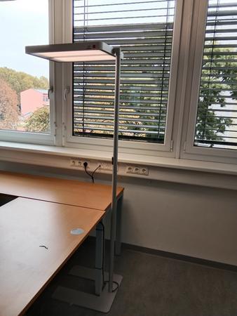 Bürostehleuchte Waldmann, Höhe 190 cm Bürostehleuchte Waldmann, Höhe 190 cm