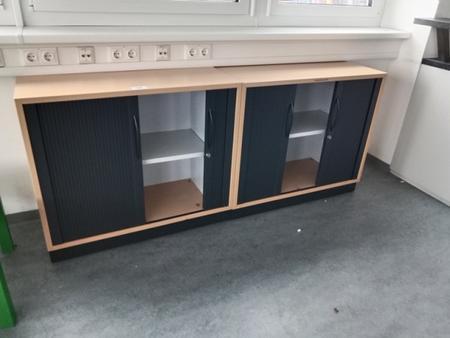 2teilige Aktenschrank-Kombination je 100 x 43 x 85 cm, Gesamtlänge: 200 cm 2teilige Aktenschrank-Kombination je 100 x 43 x 85 cm, Gesamtlänge: 200 cm