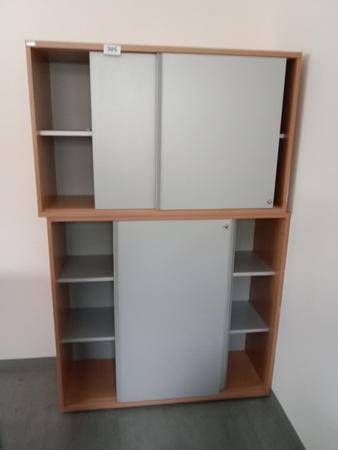 Aktenschrank-Kombination B 120, H ca. 190 cm, 5 Ordnerhöhen Aktenschrank-Kombination B 120, H ca. 190 cm, 5 Ordnerhöhen