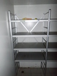 Kühlhausregal in Edelstahl, L-förmig, mit Fachebenen, L ca. L 160 x L 160 x H 160 x T 43 cm Kühlhausregal in Edelstahl, L-förmig, mit Fachebenen, L ca. L 160 x L 160 x H 160 x T 43 cm