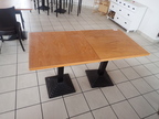 2 Stk. Gastro-Tische ca. 70 x 70 cm 2 Stk. Gastro-Tische ca. 70 x 70 cm