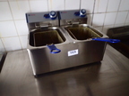 Hendi Doppelfriteuse, je 8 L, DEEPFRYER, 230 V, Edelstahl Hendi Doppelfriteuse, je 8 L, DEEPFRYER, 230 V, Edelstahl